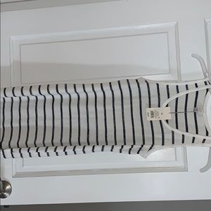 Striped tank top dress